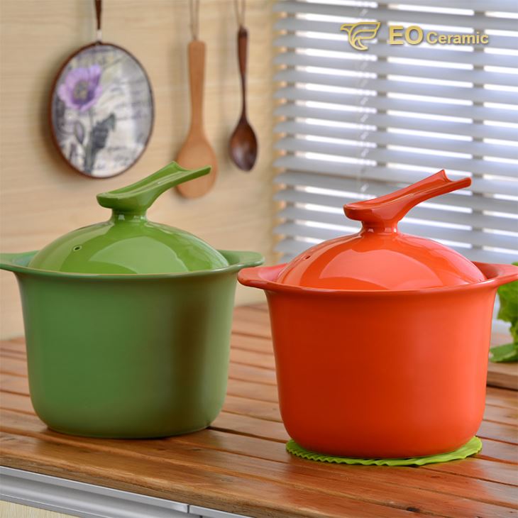 Ceramic Cooking Pot with Lid