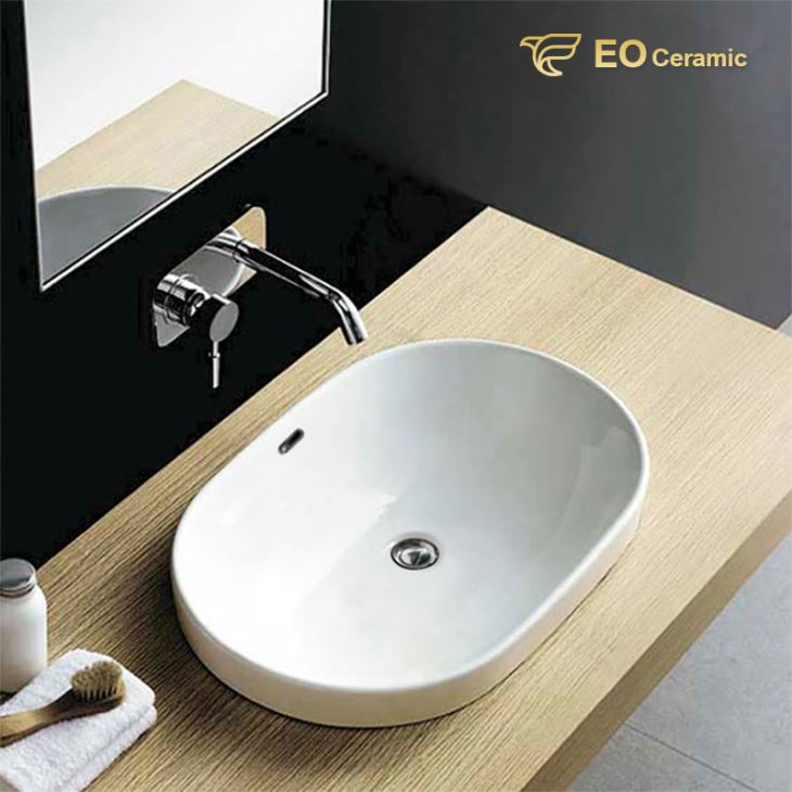 Oval Ceramic Wash Basin