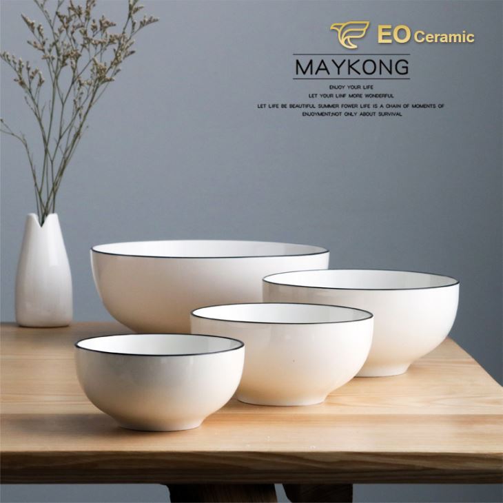 Round Ceramic Soup Bowl