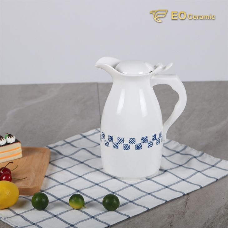 Simple Ceramic Water Pitcher