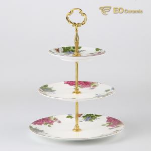 3-layer Ceramic Cake Plate