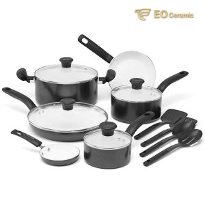 Black Ceramic Cookware Set