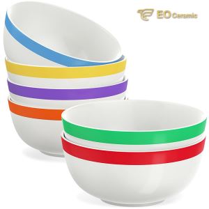 Ceramic Bowl Set With Strip