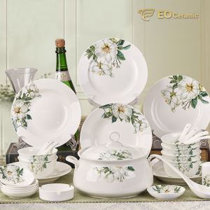 Country Style Ceramic Dinnerware Set
