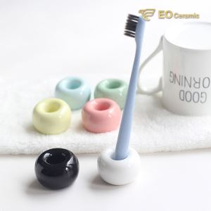 Mini Ceramic Tooth Brush Holder