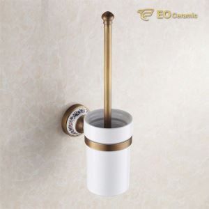 Wall Mounted Ceramic Toilet Brush Holder