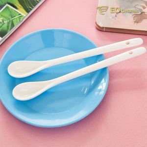 White Ceramic Tea Spoon