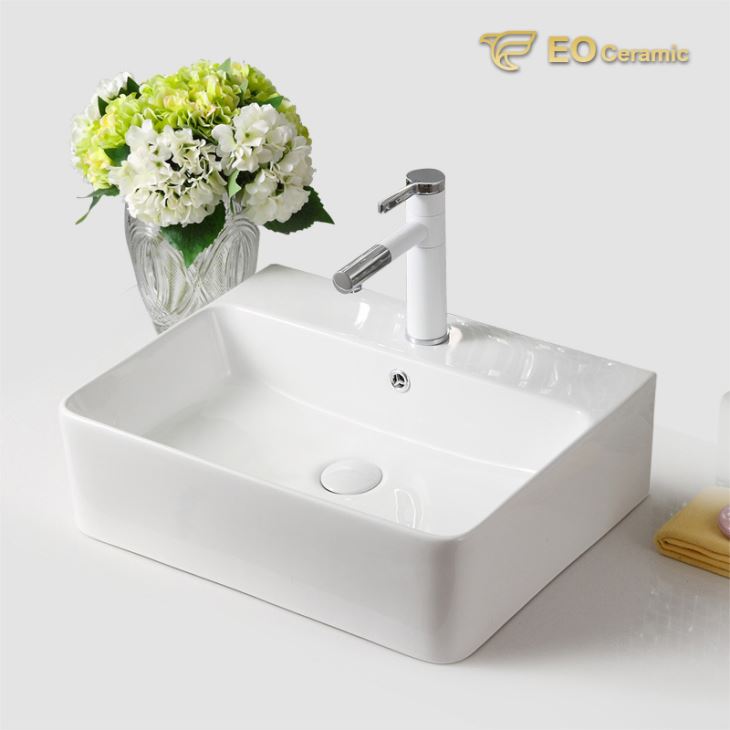 Square Ceramic Wash Basin