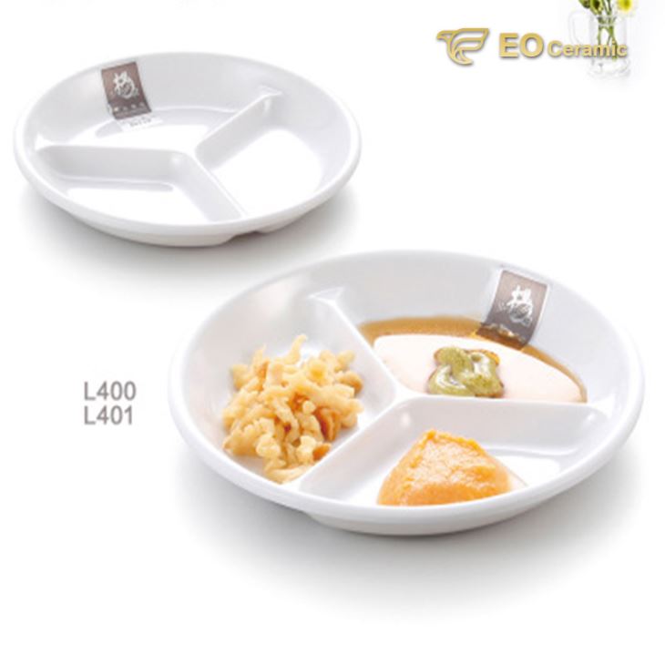 Fractional Imitation Porcelain Plate for Fast Food