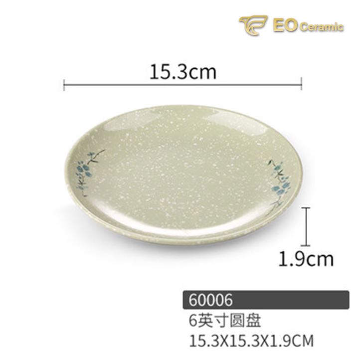 Light Ink Color Household Dishes Melamine Tableware