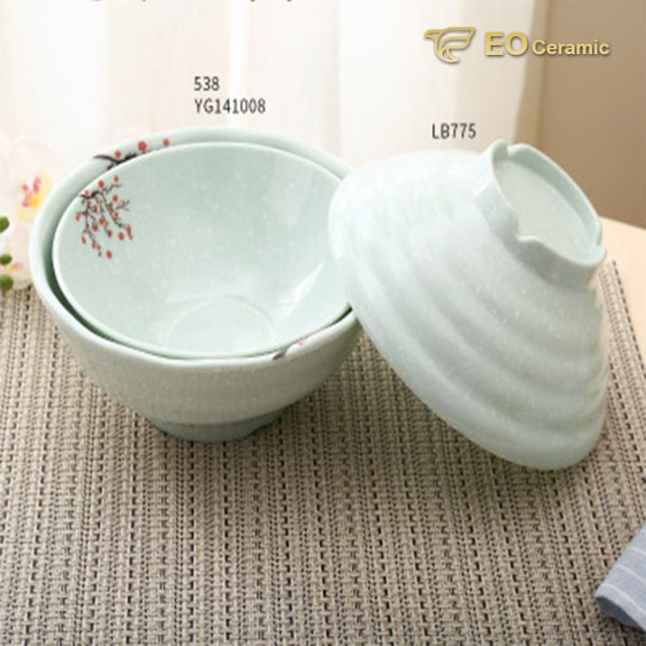 Noodle Soup Rice Household Imitation Porcelain Bowl