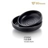 Black KTV Buffet Imitation Porcelain Dish