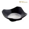 Black Matte Mustard Small Imitation Porcelain Dish