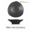 Black Seasoning Soy Sauce Imitation Porcelain Dish