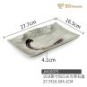 Bluestone Long Type Imitation Porcelain Plate