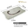 Bluestone Marble Pattern Imitation Porcelain Plate