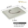 Bluestone Marble Pattern Imitation Porcelain Plate