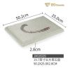 Bluestone Marble Pattern Imitation Porcelain Plate