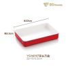 Colored Imitation Porcelain Barbecue Tray