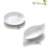 Durable Porcelain White Rectangle Powder Tray