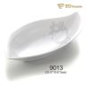 Durable Porcelain White Rectangle Powder Tray