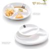 Fractional Imitation Porcelain Plate For Fast Food