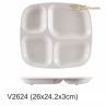 Fractional Imitation Porcelain Plate For Fast Food