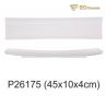 Hotel Buffet White Rectangle Imitation Porcelain Tray