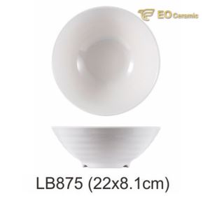 Imitation Porcelain Thread Bottom Large Bowl