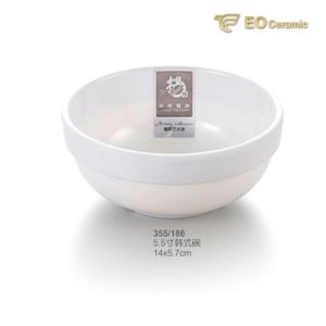 Korean Style Rice Imitation Porcelain Bowl