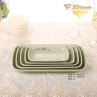 Light Ink Color Rectangular Square Melamine Tableware