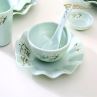 Plum Flower Shaped Alice Imitation Porcelain Plate