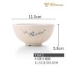 Rice Orchid Snack Melamine Rice Bowl