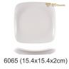 Square Drop Dessert Imitation Porcelain Plate