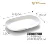 Steamed Vermicelli Roll Imitation Porcelain Tray