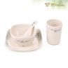 Three-piece Set Imitation Porcelain Tableware