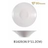 White Imitation Porcelain Thread Deep Bowl