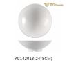 White Imitation Porcelain Thread Deep Bowl