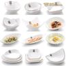 White Lip Simple Imitation Porcelain Dish