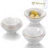 White Pointed Bottom Imitation Porcelain Bowl