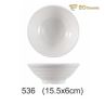 White Pointed Bottom Imitation Porcelain Bowl