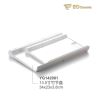 White Rectangular Ears Imitation Porcelain Tray