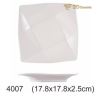 White Square Nine Grid Porcelain Dish