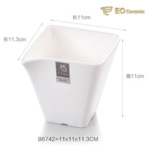 White Thread Imitation Porcelain Bowl For Hotel Wedding