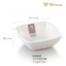 White Thread Imitation Porcelain Bowl For Hotel Wedding