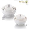 White Thread Soup Noodles Imitation Porcelain Bowl